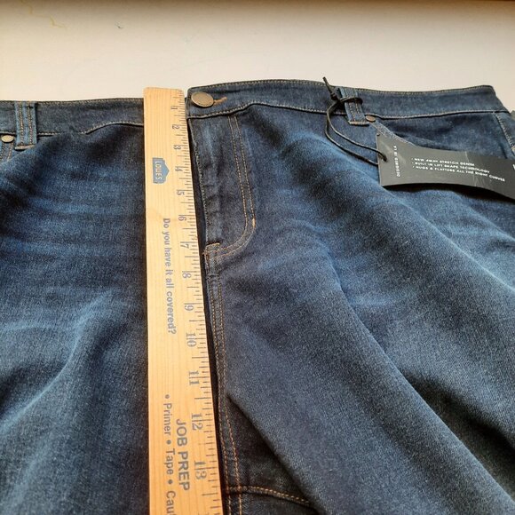 Liverpool Jeans Womens 24W Straight‎ Hugger Shaping Mid Rise Dark Wash Stretch - Picture 11 of 14